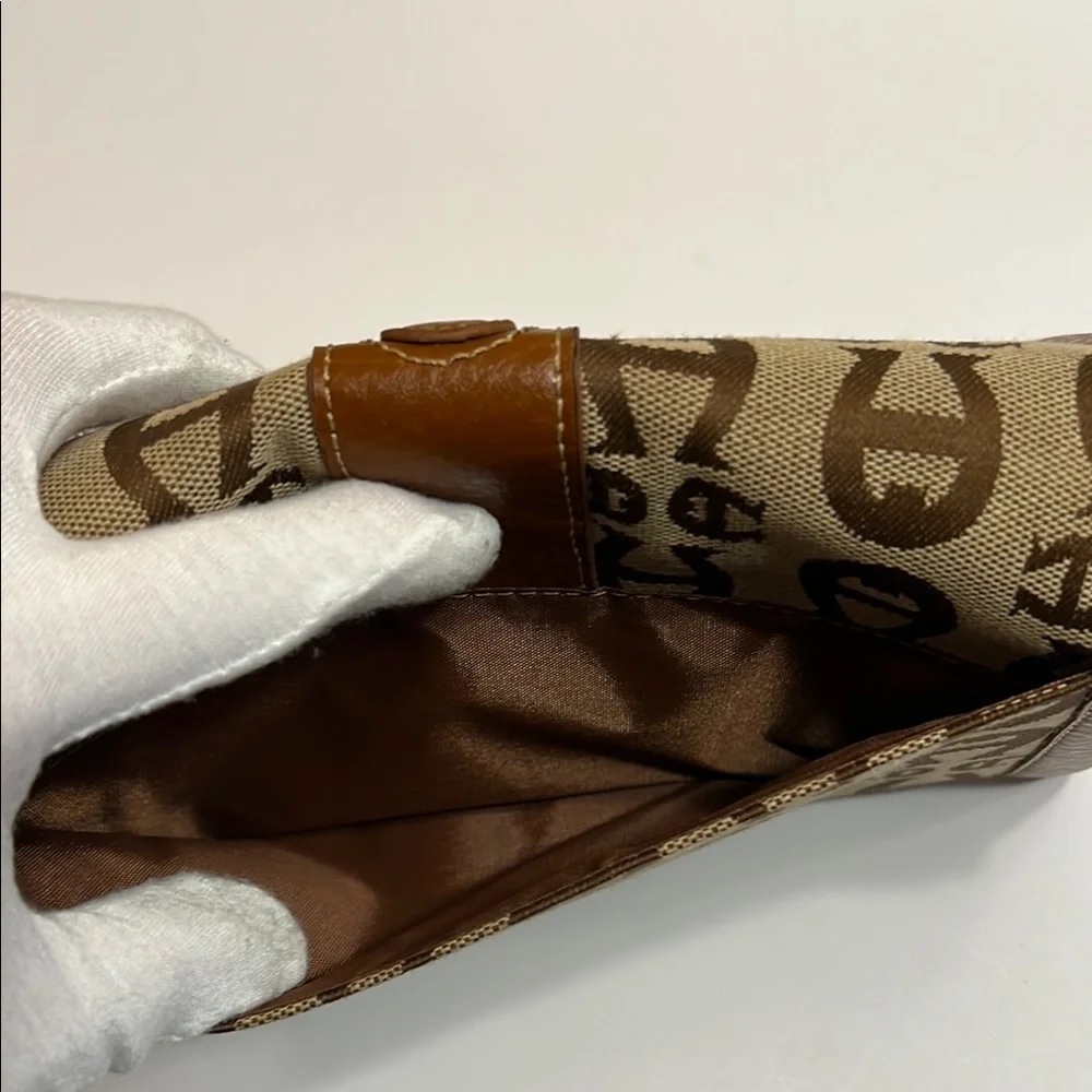 Etienne Aigner Brown Clutch Wallet